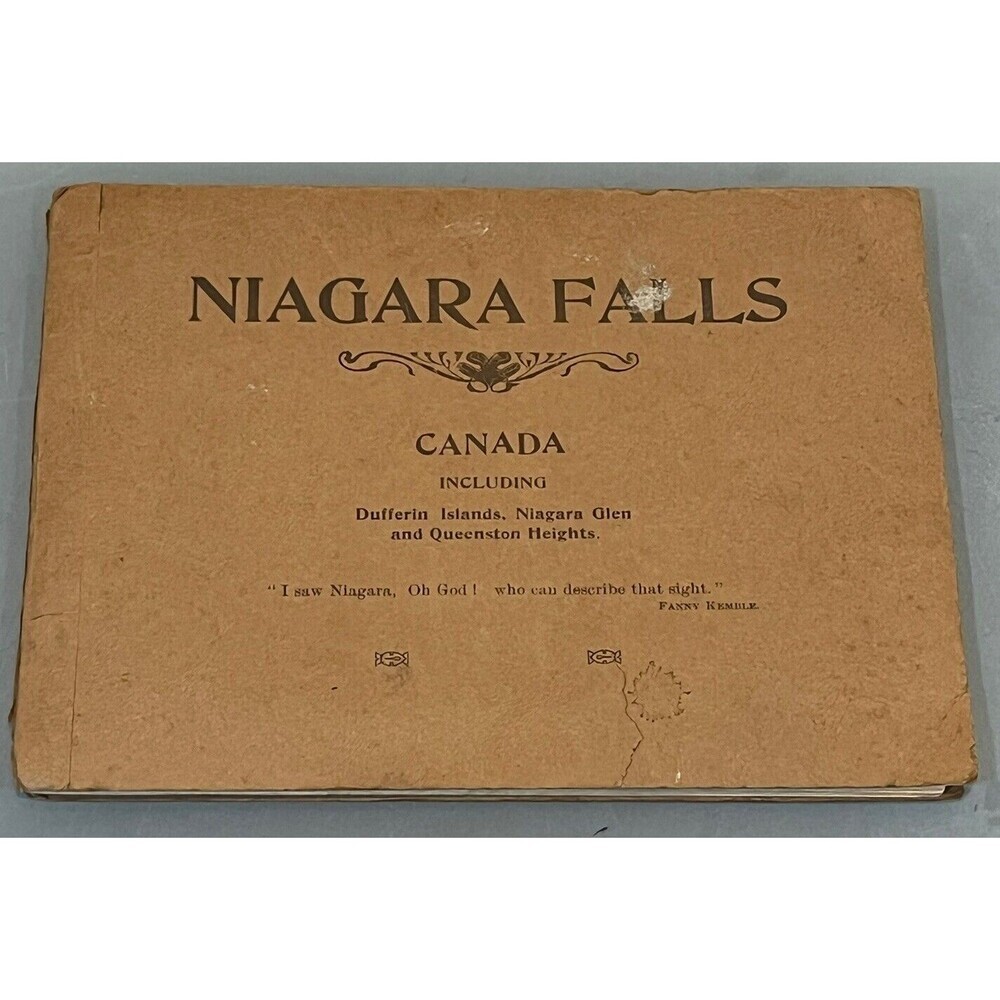 Vintage Souvenir of Niagara Falls Photo Book Ontario Canada Pictures Book